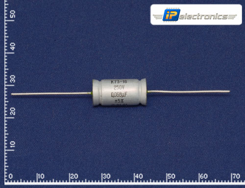 К73-16 0,33mkF(мкФ) 100V(Вольт) ±5% Конденсатор пленочный, полиэтилентерефталатный, фото
