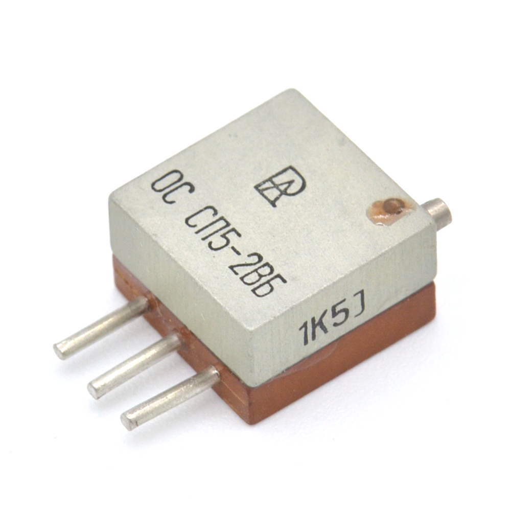 СП5-2ВБ 0,5W(Ватт) 1,5kΩ(кОм)-А±5% Резистор подстроечный многооборотный, фото