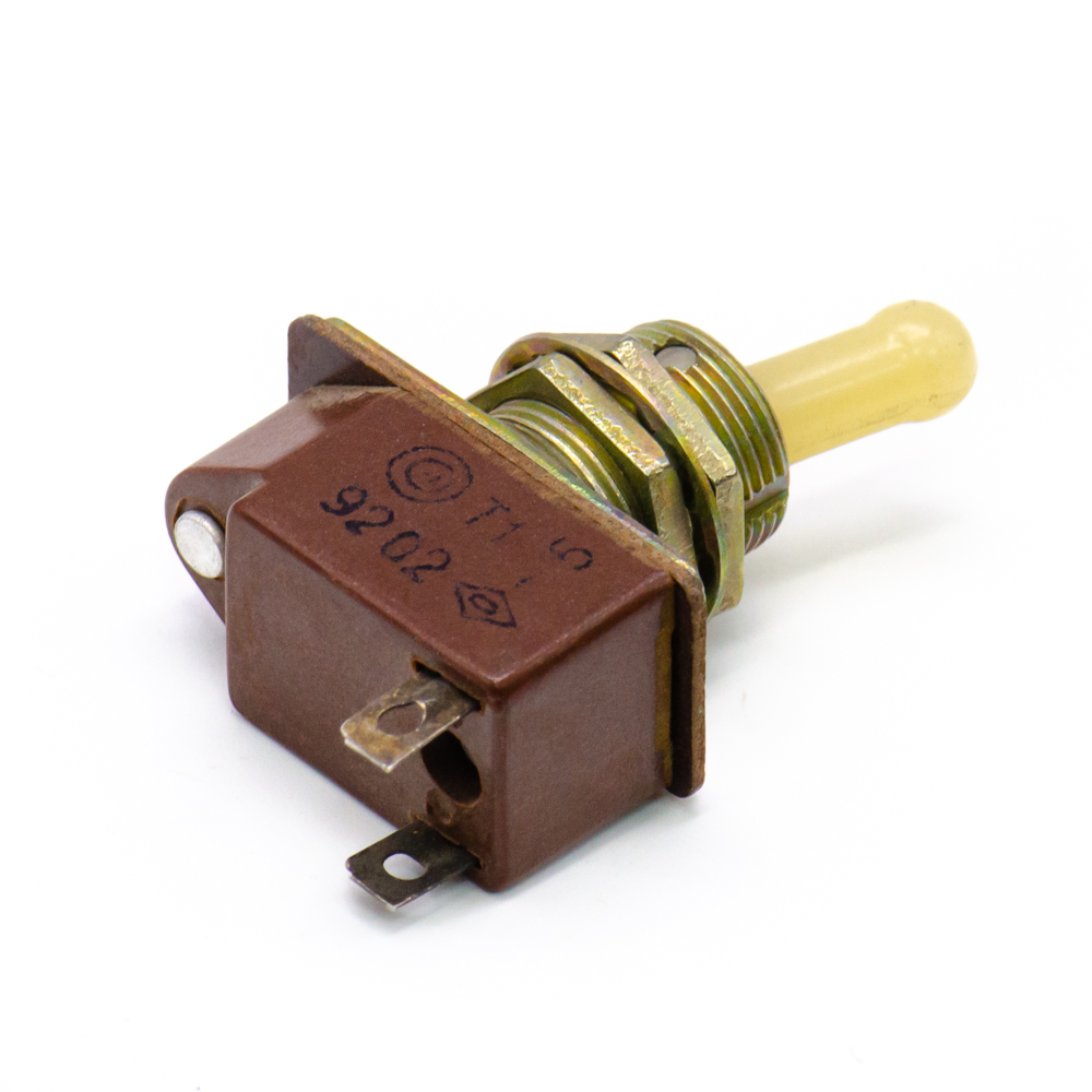 Т1 on-off, 6A(Ампер) 250V(Вольт) Тумблер однополюсный, пайка, ВР0.360.007 ТУ, фото