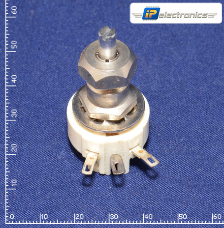ППБ-1В 1W(Ватт) 220Ω(Ом)-А±10%, В-ВС2(под шлиц) Резистор переменный (потенциометр), фото