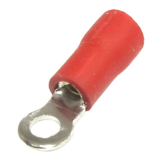 RV1.25-3.2 (НКИ1,5-3.2) 3.2мм 0.5-1.5 mm² red Клемма кольцевая, изолированная, фото