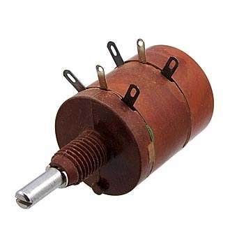 ПП3-45 3W(Ватт) 330Ω(Ом)-А±10%, ВС2(под шлиц) Резистор переменный (потенциометр), фото