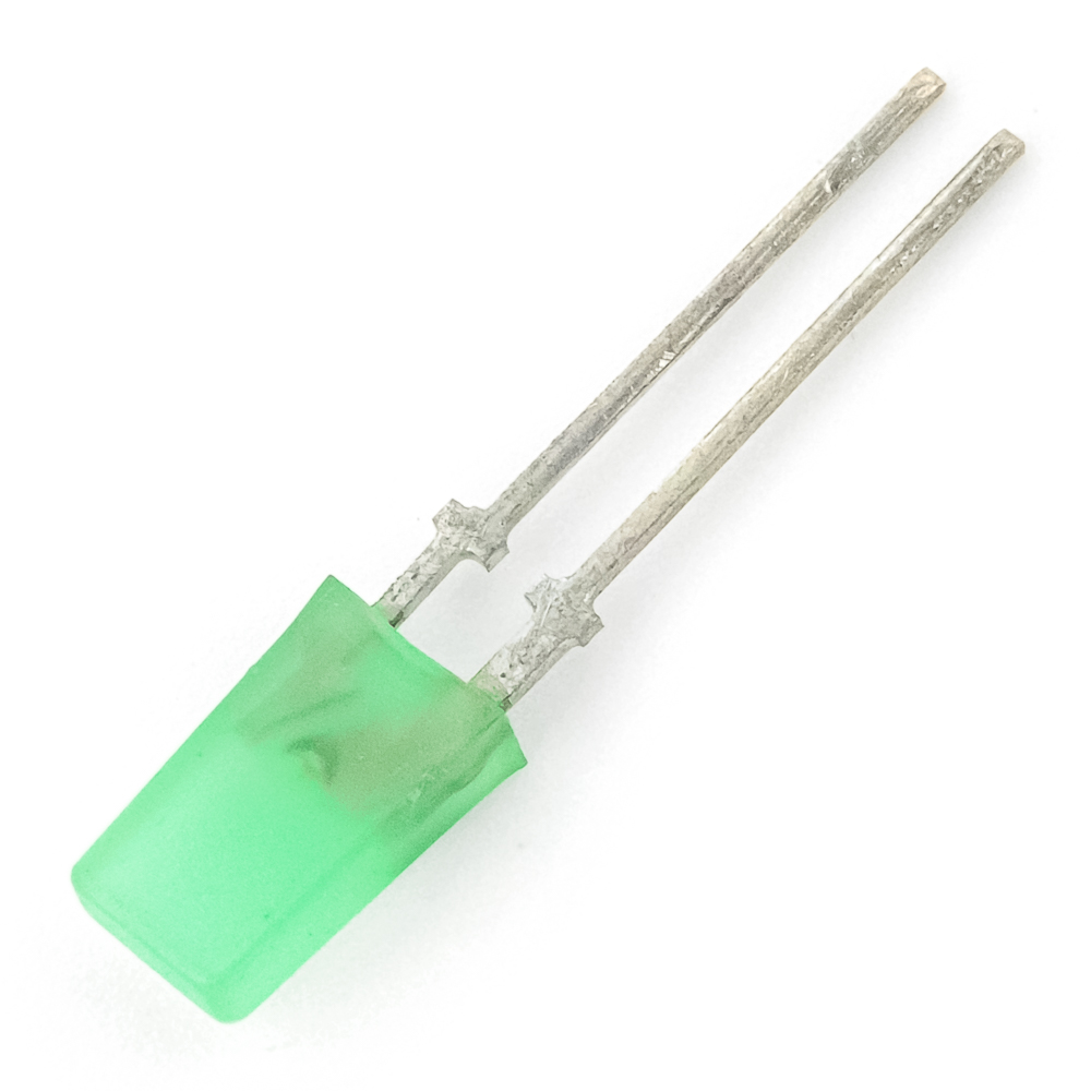 КИПМО1Д-1Л зеленый 2х5мм 2,5мкД 20мА 2,5В 100гр светодиод, фото