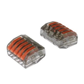 PCT-315 24A(Ампер) 250V(Вольт) 5 контактов Клеммник зажимной соединительный, на провод (аналог WAGO), RUICHI, фото