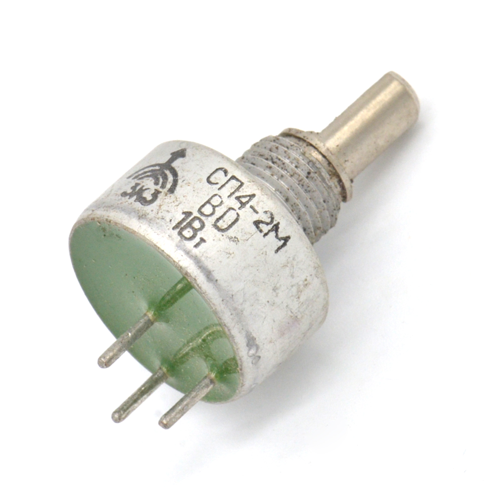 СП4-2Ма 1W(Ватт) 3,3kΩ(кОм)±20%-А, ВС3-20 с прямой лыской Резистор переменный (потенциометр)., фото