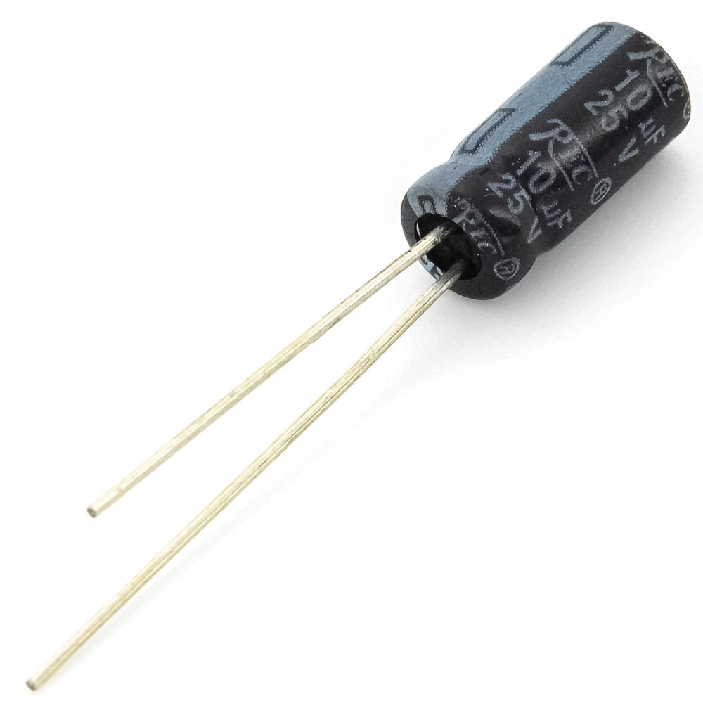 ECAP (К50-35) 10mkF(мкФ) 25V 85°С 5х11 (SR) TREC Конденсатор электролитический, фото