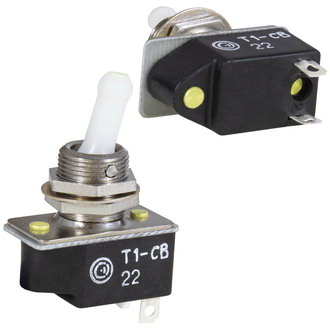 Т1-СВ on-off, 6A(Ампер) 250V(Вольт) Тумблер однополюсный, пайка, АГ0.360.407 ТУ, фото