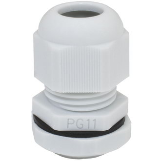 PG11 5-10 mm Кабельный ввод(гермоввод), сальник серый., фото