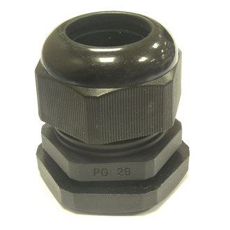 PG29 18-25 mm Кабельный ввод(гермоввод), сальник черный, фото
