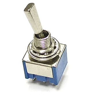 MTS-202-F1 on-on, 3А(Ампер) 250V(Вольт) Микротумблер двухполюсный, пайка, RUICHI., фото