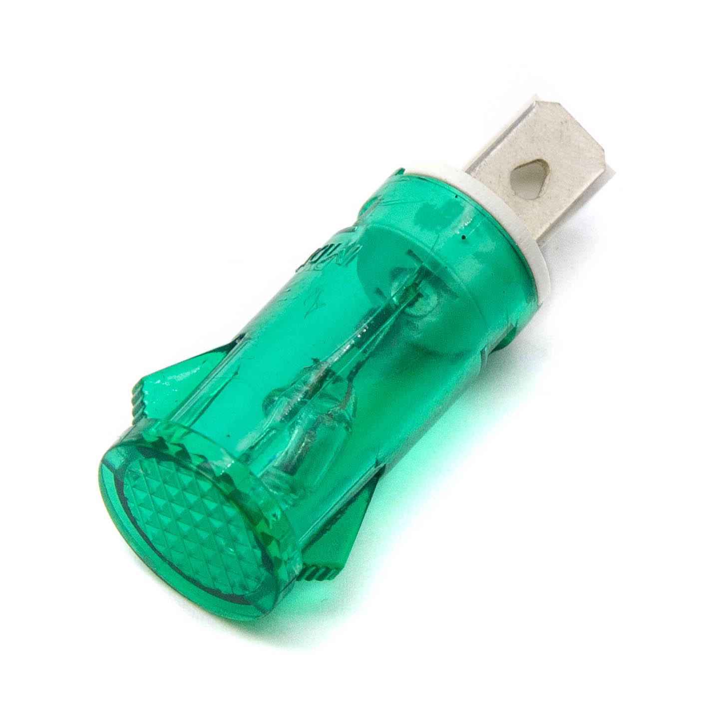 MDX-14 220VAC(Вольт) Ø12,7mm Лампа индикаторная неоновая зеленая пластмасса, Ruichi., фото