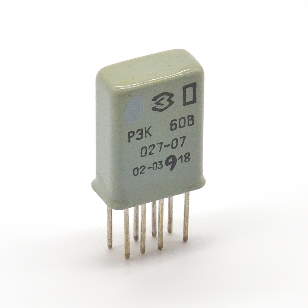 РЭК60В РВИМ.647612.027-07 2 перекл. 12VDC Реле (арт. TN-8491) купить в ...