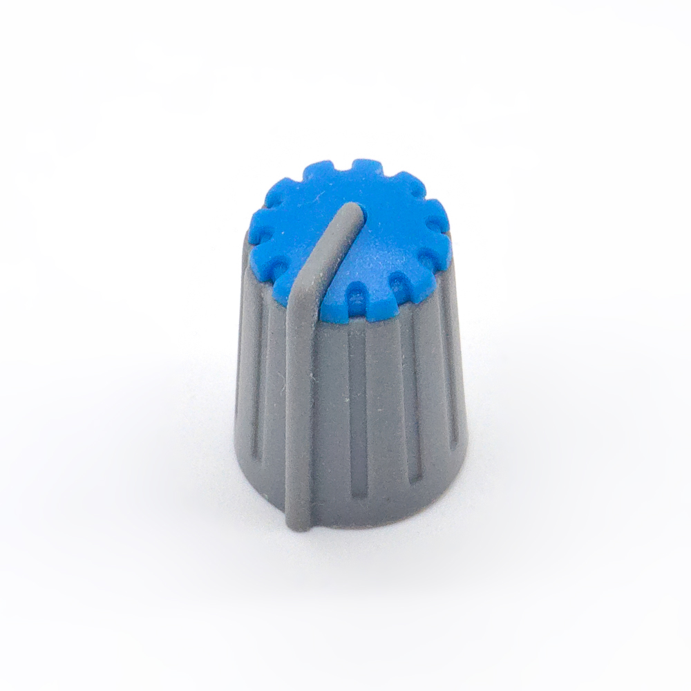RR4811 ручка приборная, отв.6 mm круглое, цвет синий, фото