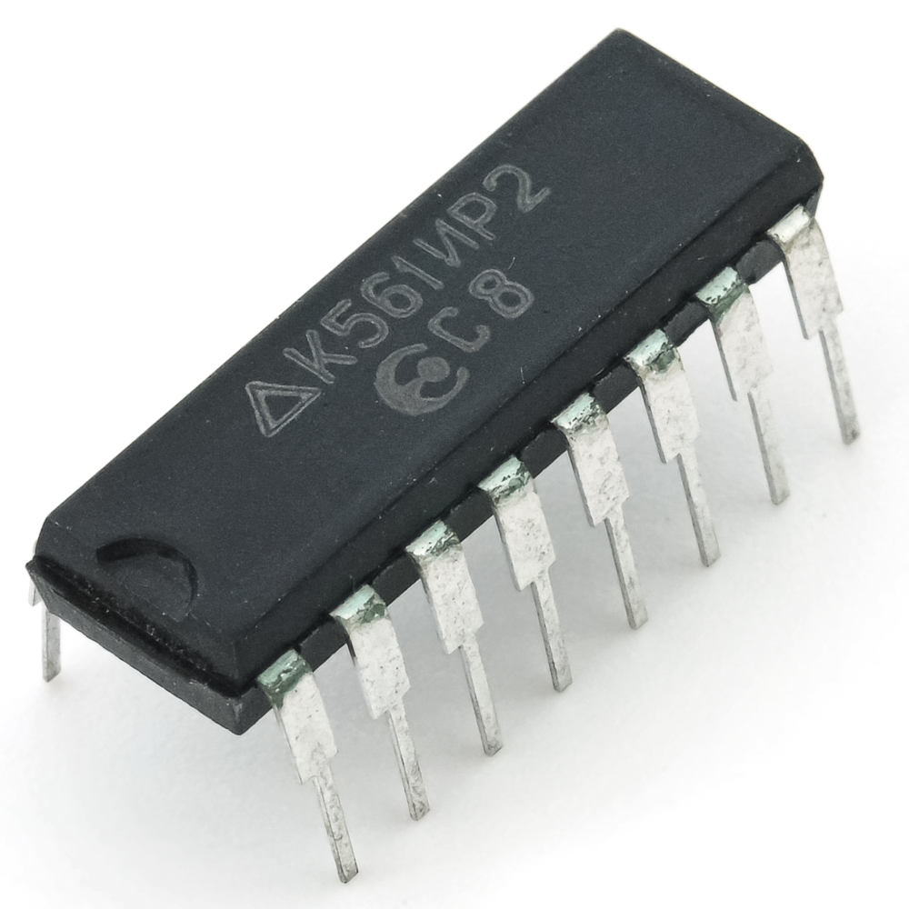 К561ИР2 DIP16 Микросхема, 1992г купить в интернет-магазине «Ай-Пи ...