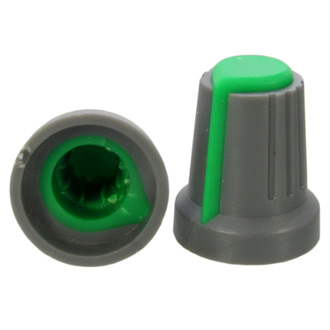 RR4817 ручка приборная, отв.6 mm круглое, цвет зеленый, фото