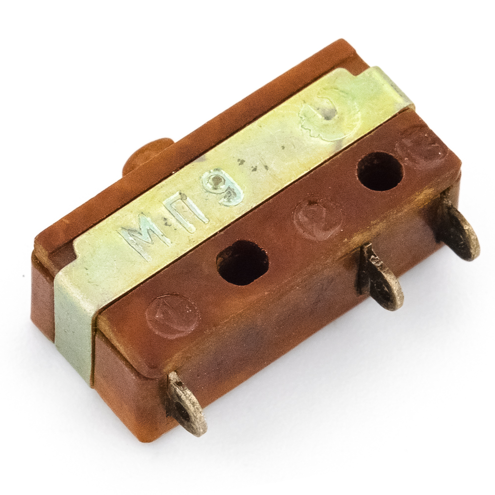 МП9 под пайку кнопка 0,2A(Ампер) 30VDC(Вольт) 250VAC(Вольт) Микропереключатель, фото
