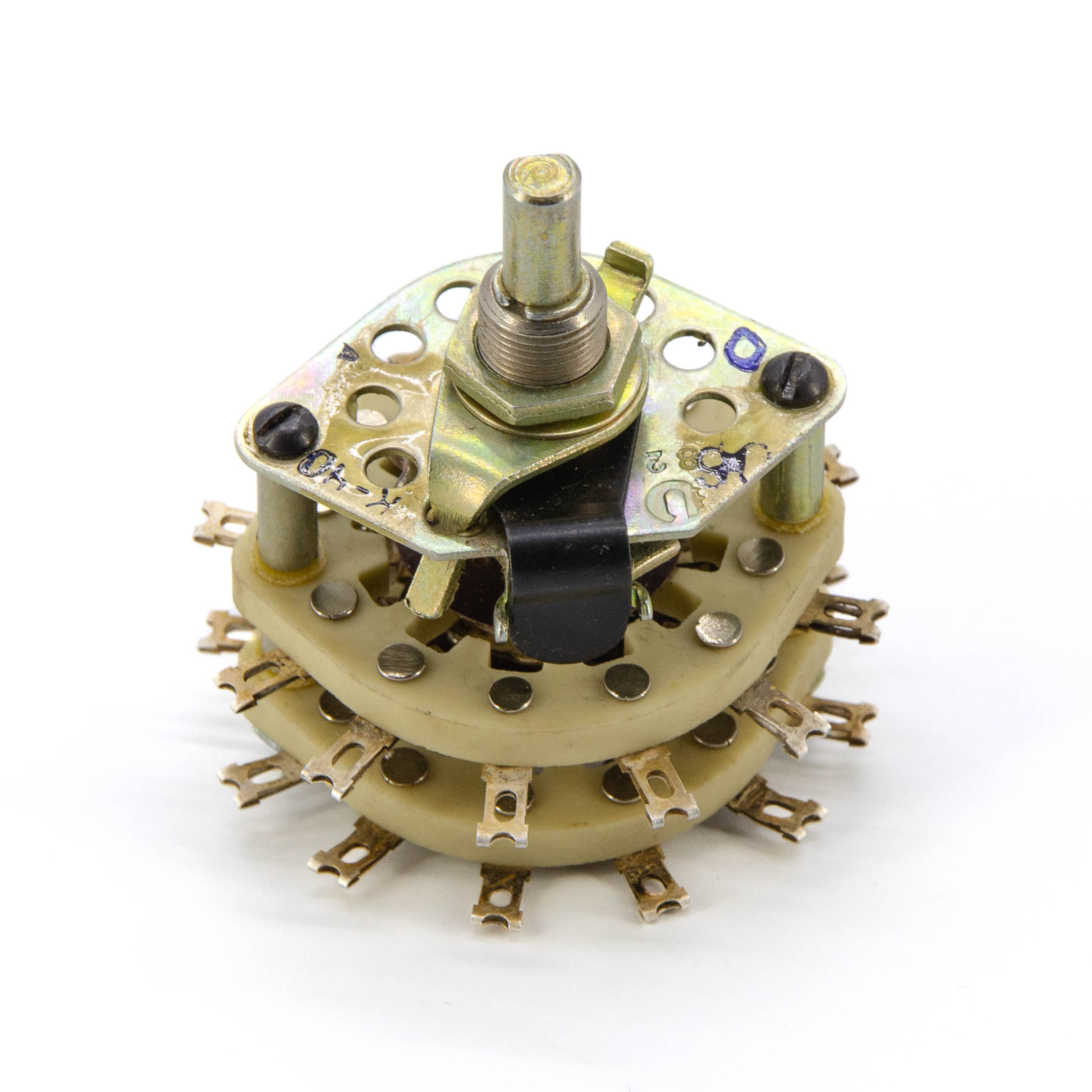 ПГК-11П2Н-К8 11 положений 2 направления 3А 350В вал ВС-3 Переключатель галетный, "5", фото