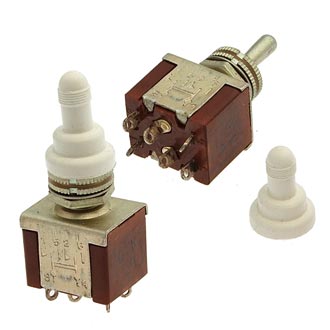 ПТ6-11В on-off-(on), 4A(Ампер) 250V(Вольт) Тумблер двухполюсный, пайка, УВМК.642268.000ТУ, фото