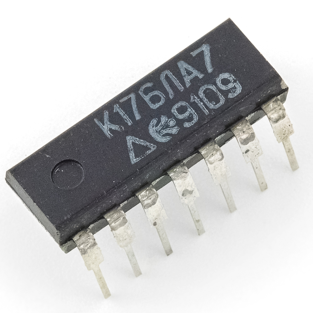 К176ЛА7 DIP14 Микросхема, "1" купить в интернет-магазине «Ай-Пи ...