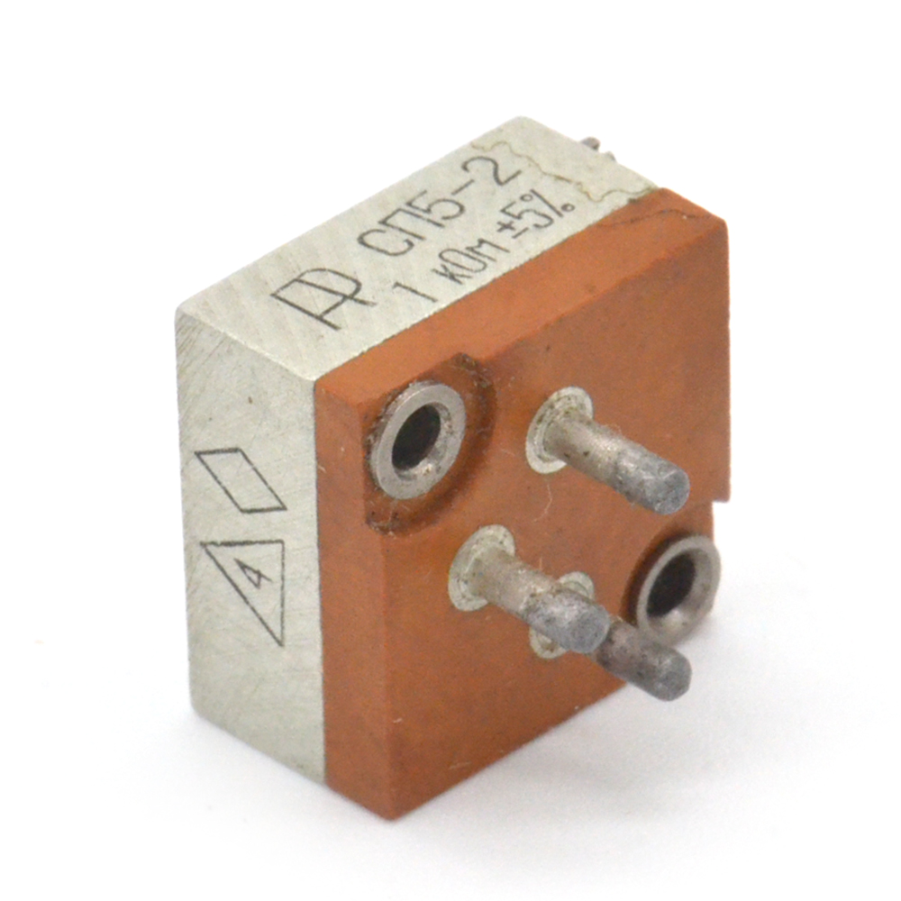 СП5-2 1W(Ватт) 1kΩ(кОм)-А±5% Резистор подстроечный многооборотный, фото