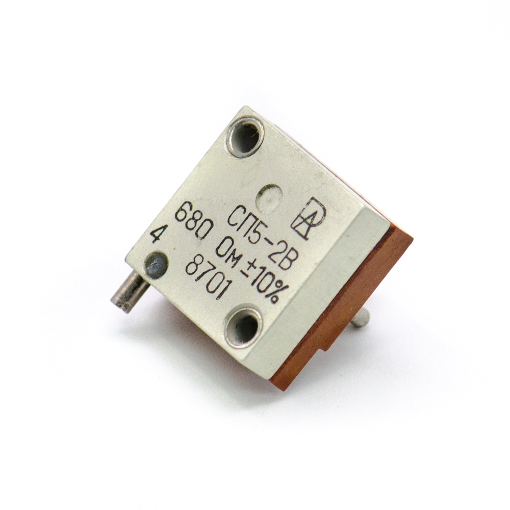 СП5-2В 1W(Ватт) 680Ω(Ом)-А±10% Резистор подстроечный многооборотный, фото