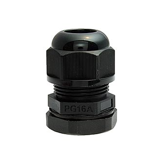 PGA16-10B 6-11 mm Кабельный ввод(гермоввод), сальник черный, фото