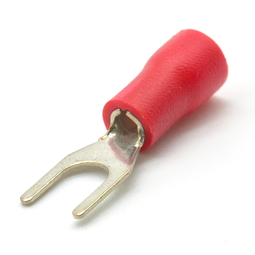 SV1.25-4 (НВИ1,5-4) 4mm, 0,5-1,5mm² red Клемма вилочная, изолированная, фото