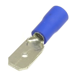 MDD2-250 (РПИ-П 2,5-6,3) 6,3mm, 1,5-2,5 mm², blue Клемма ножевая, изолированная (штекер), фото