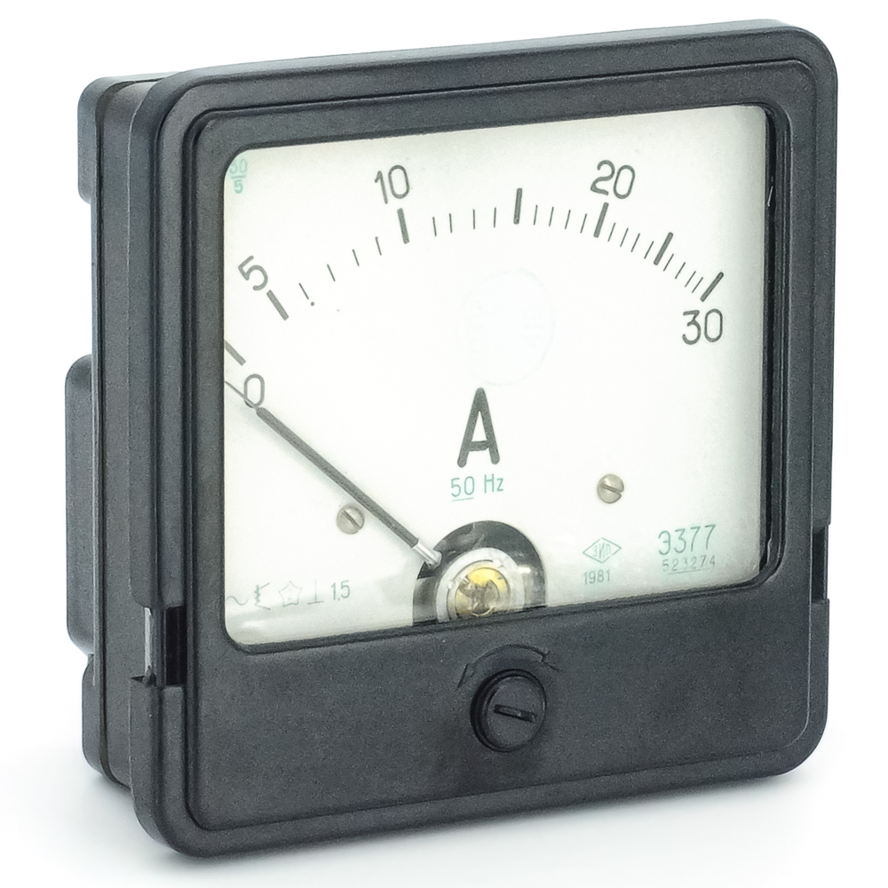 Уценка Э377 30 Ампер 50 Герц кл.1,5 Амперметр переменного тока, ТУ25-04.1058-76 фото