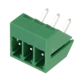 15EDGLC-3.5-03P-14-00A(H) 8A(Ампер) 300V(Вольт) 3 контакта, шаг 3,5mm, 1 ряд контактов Клеммник разъемный на плату, DEGSON, фото