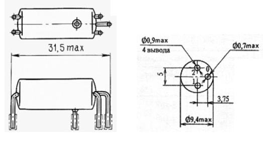 РЭС55А РС4.569.600-0102 1 перекл. 12,6VDC Реле, Радиореле (арт. TA-171 ...