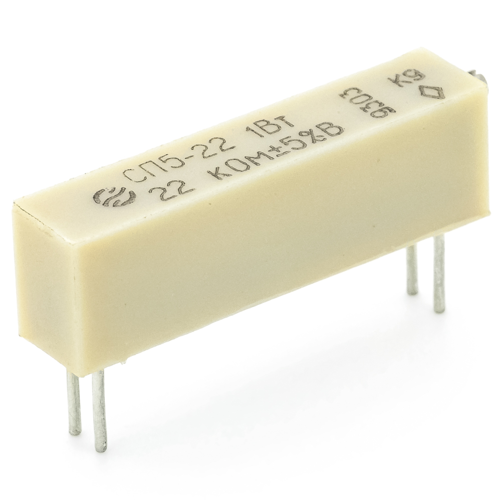 СП5-22 1W(Ватт) 22kΩ(кОм)-А±5% Резистор подстроечный многооборотный, фото