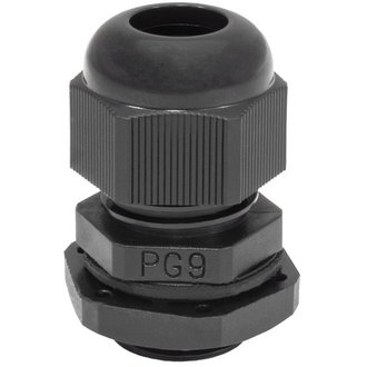 PG9 4-8 mm Кабельный ввод(гермоввод), сальник черный., фото