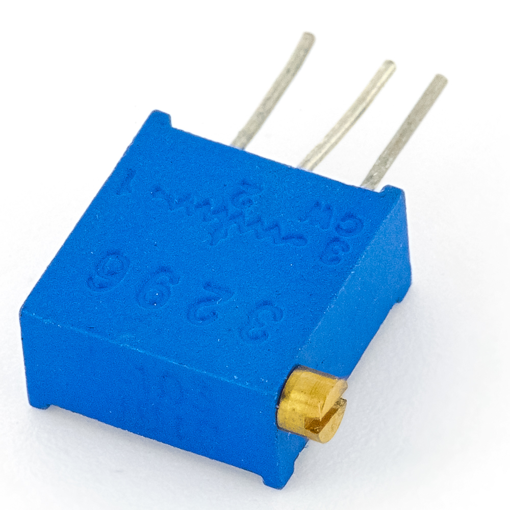 3296X-1-103 0,5W(Ватт) 10kΩ(кОм)-А±10% Резистор подстроечный многооборотный, фото