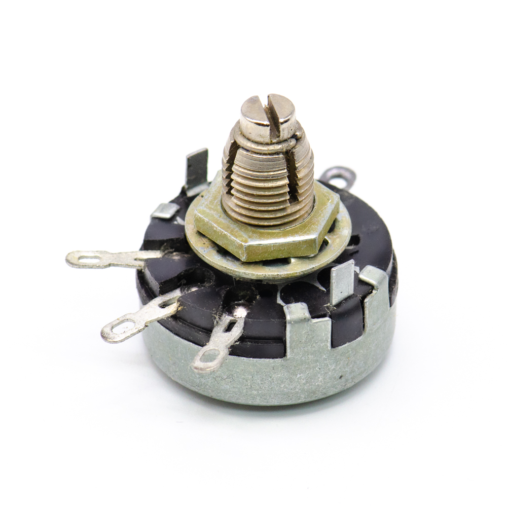 СП-2(II) 2W(Ватт) 4,7kΩ(кОм)±20%-А, ВС2-16 сплошной с шлицем Резистор переменный (потенциометр), фото