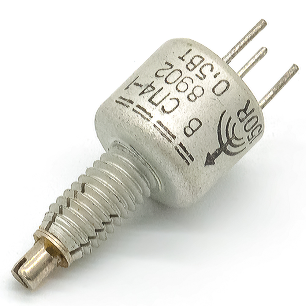 СП4-1б 0,5W(Ватт) 150Ω(Ом)-А±20% ВС2-16(под шлиц) Резистор однооборотный, фото