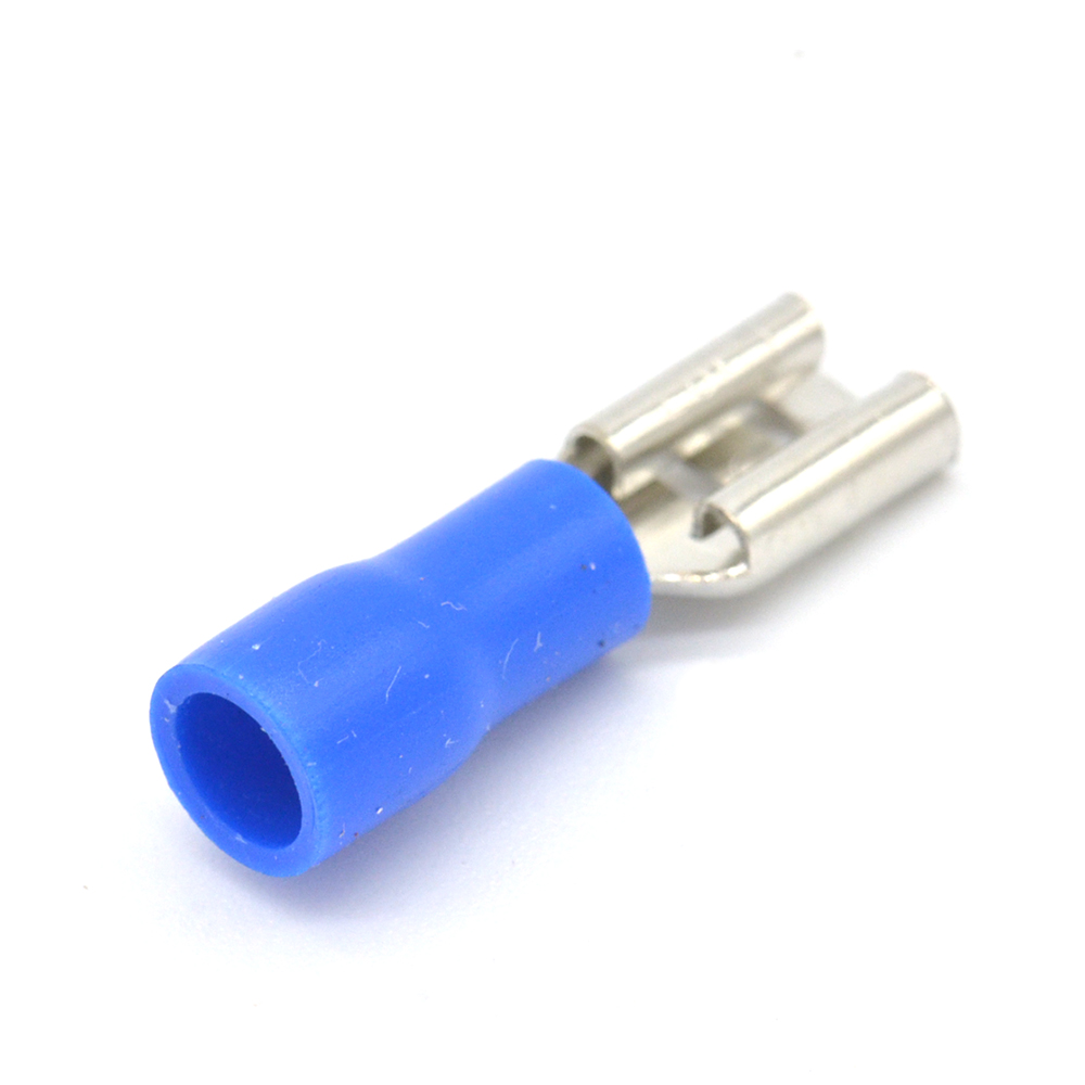 FDD1.25-187 (РПИ-М 1,5-4,8) 4,8mm, 0,5-1,5 mm², blue Клемма ножевая, изолированная (гнездо), фото
