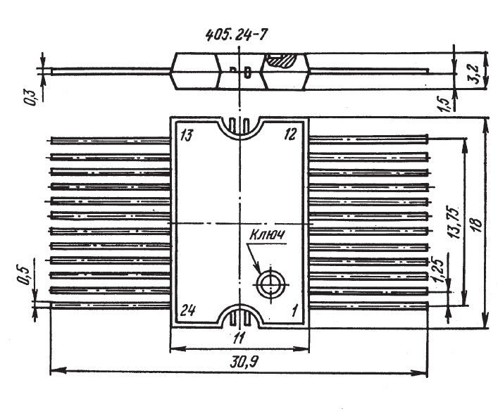 КА157ХП3 FP24 Микросхема, "1" купить в интернет-магазине «Ай-Пи ...