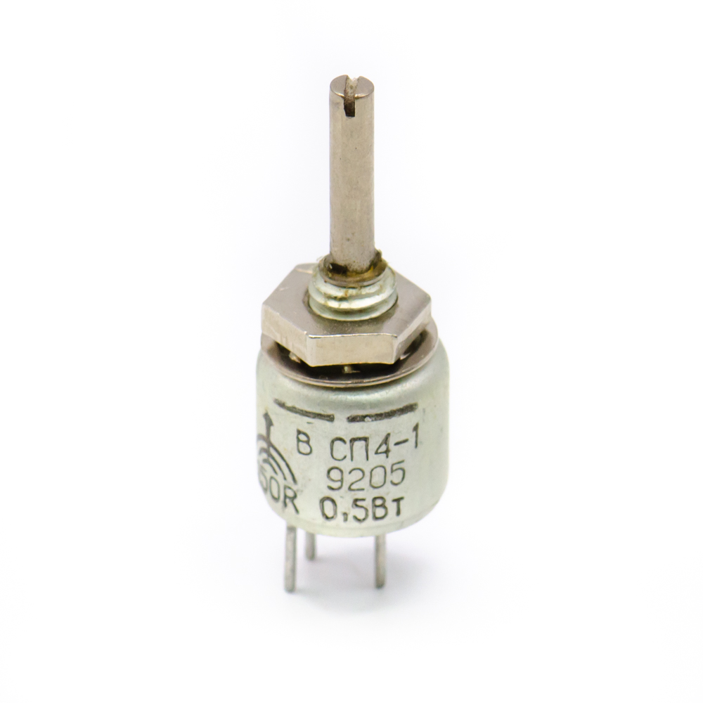 СП4-1а 0,5W(Ватт) 150Ω(Ом)±20%-А, ВС2-20 сплошной с шлицем Резистор переменный (потенциометр),, фото