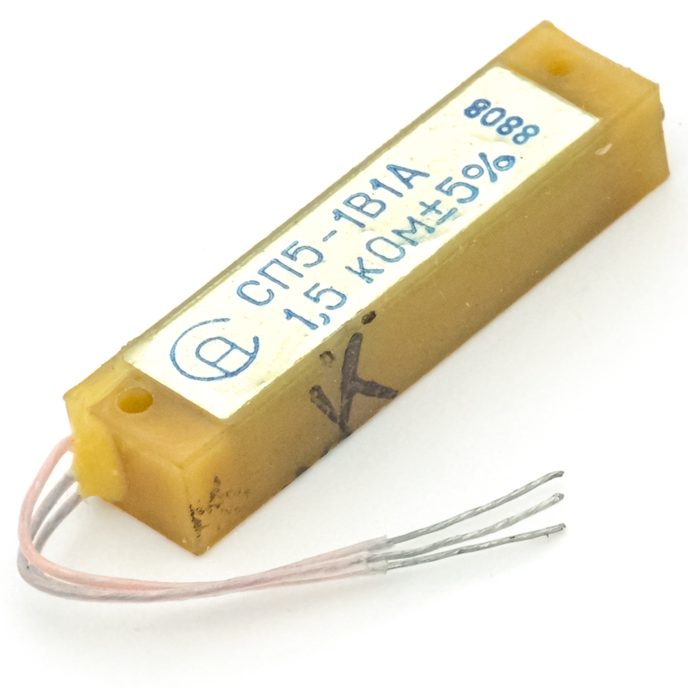 СП5-1В1А 1W(Ватт) 1,5kΩ(кОм)-А±5% Резистор подстроечный многооборотный., фото