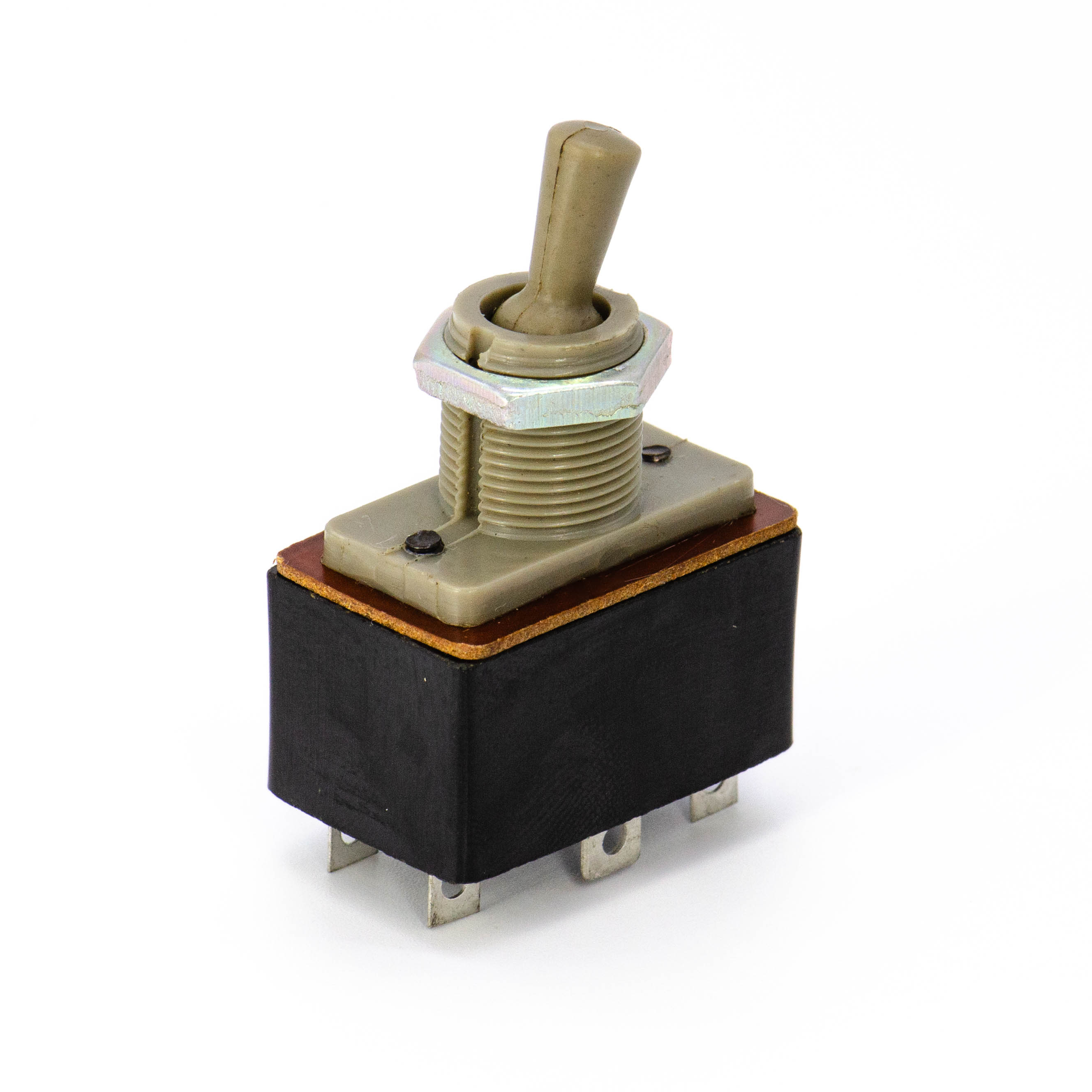 ТП1-2 on-on, 2А(Ампер) 220В(Вольт) Тумблер двухполюсный, пайка, УС0.360.049ТУ., фото