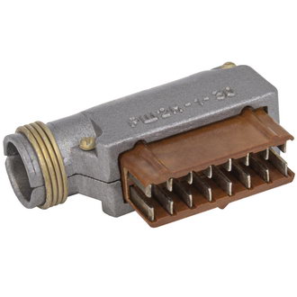 РШ2Н-1-30 Вилка ножевые контакты, карболит,, фото