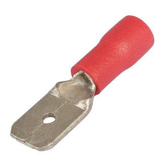 РПИ-П 1.5-6.3 (MDD1.25-250) 6,3мм, 0,5-1,5 мм² Клеммы ножевые, изолированные (штекер), фото