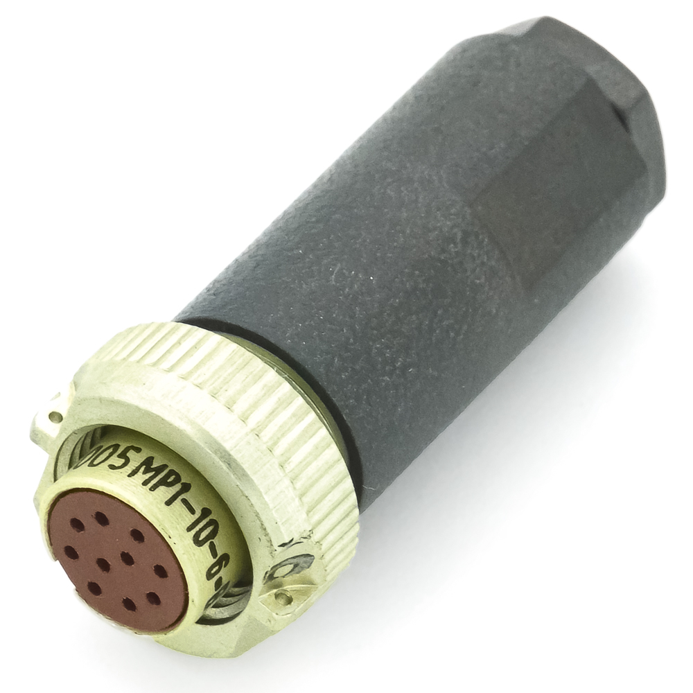 МР1-10-6-В Розетка кабельная с кожухом, Au (арт. TD-67) купить в ...