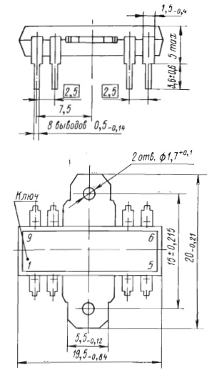 К174УН4А Микросхема, "1" купить в интернет-магазине «Ай-Пи Электрон» с ...