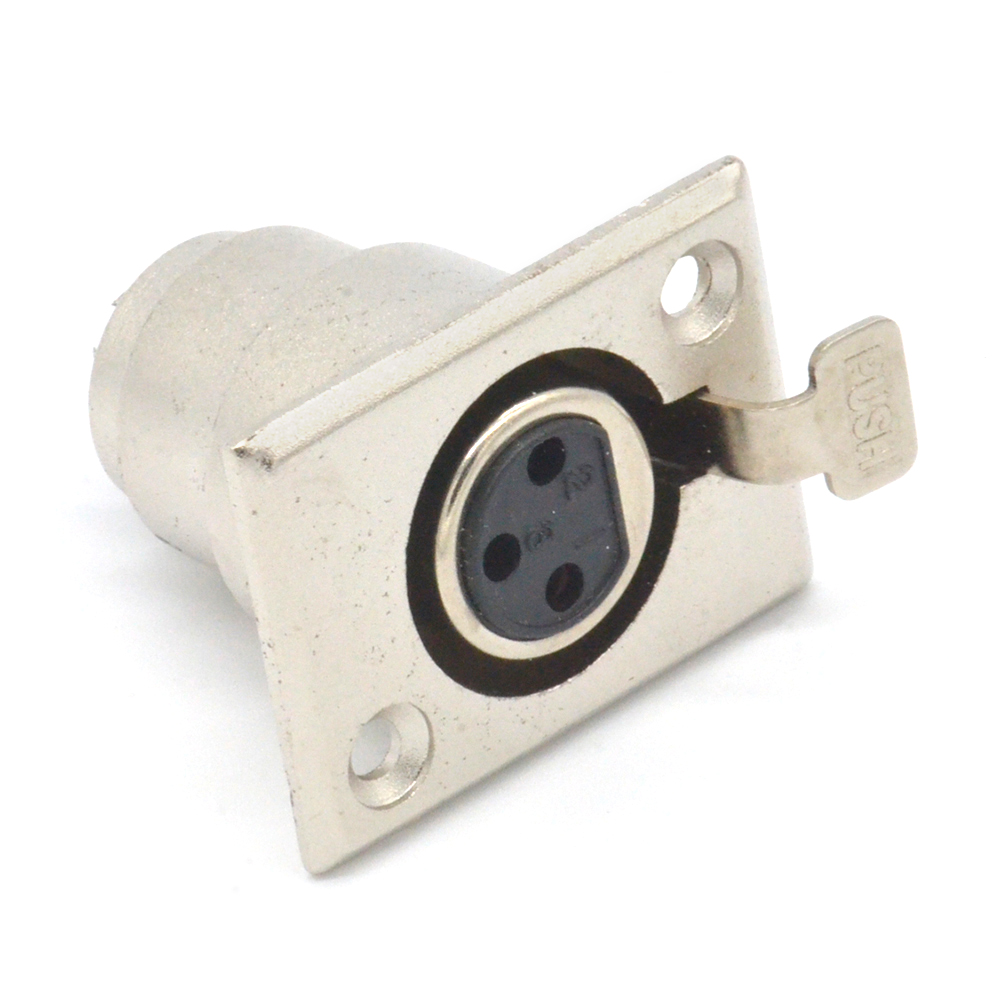 AUB-81 (разъем XLR) Розетка на панель. (арт. TN-4853) купить в интернет ...