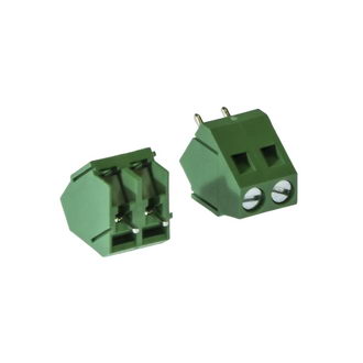 DG103-5.0-02P-14-00A(H) 10A(Ампер) 300V(Вольт) 2 контакта шаг 5,0mm, 1 ряд контактов Клеммник винтовой, на плату, DEGSON, фото