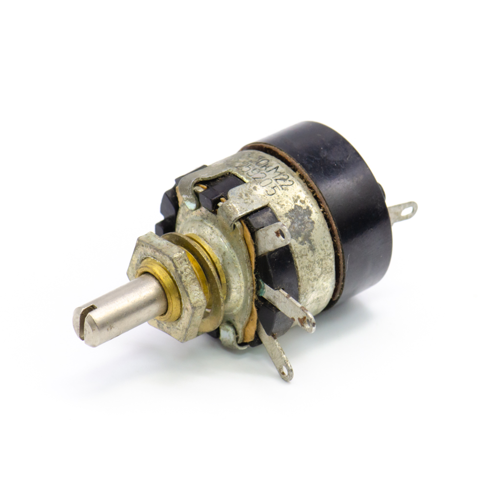 Уценка СП3-30к 0,25W(Ватт) 220kΩ(кОм)±30%-А, ВС2-20 сплошной с шлицем Резистор переменный (потенциометр), фото