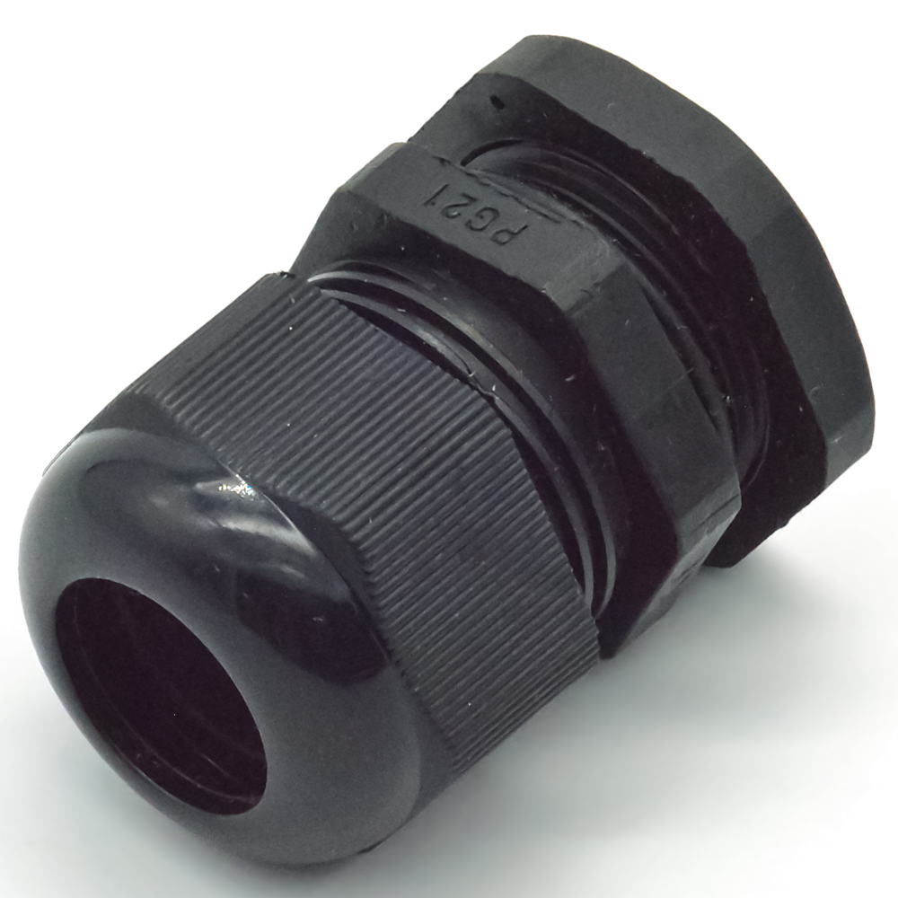 PG21 13-18 mm Кабельный ввод(гермоввод), сальник черный, фото