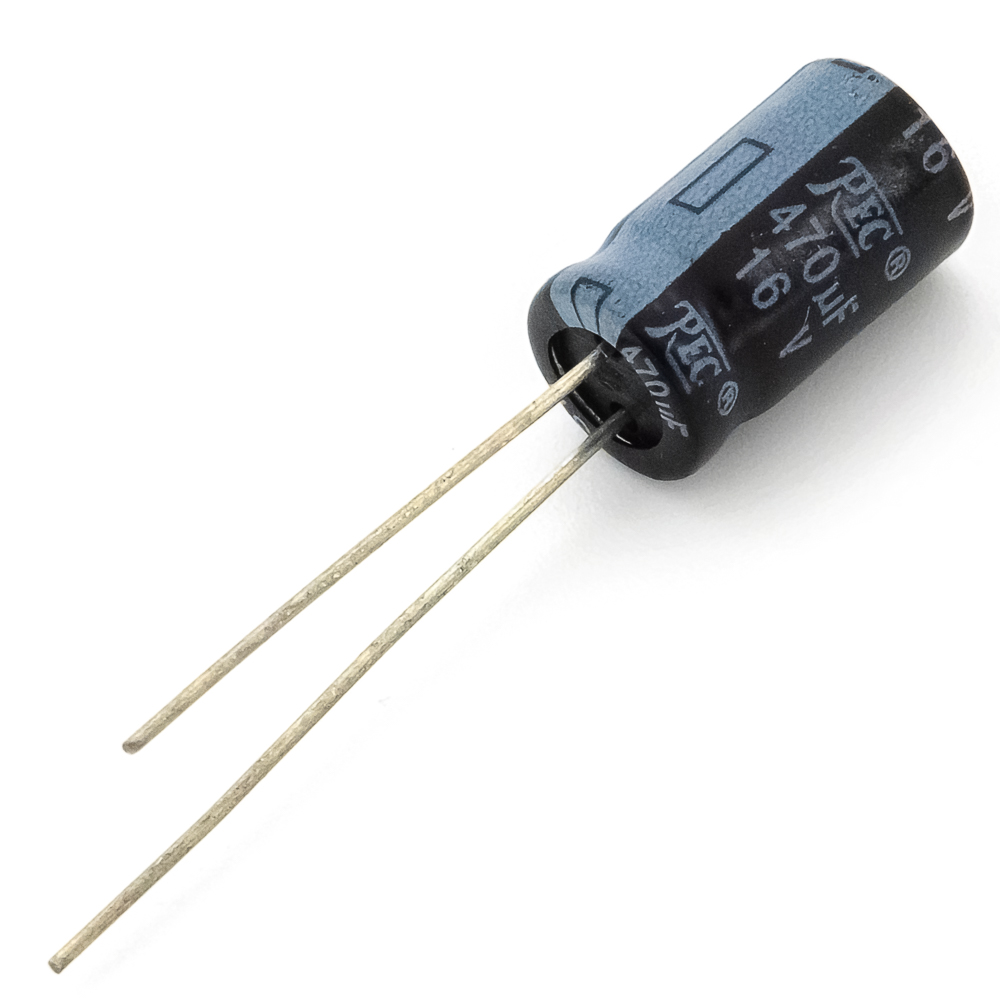 ECAP (К50-35) 470mkF(мкФ) 16V 85°C 8х14 (SR) TREC Конденсатор электролитический., фото